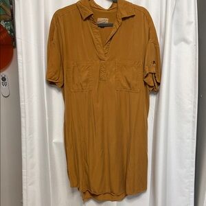 Universal Thread Women's Midi Dress in Tan